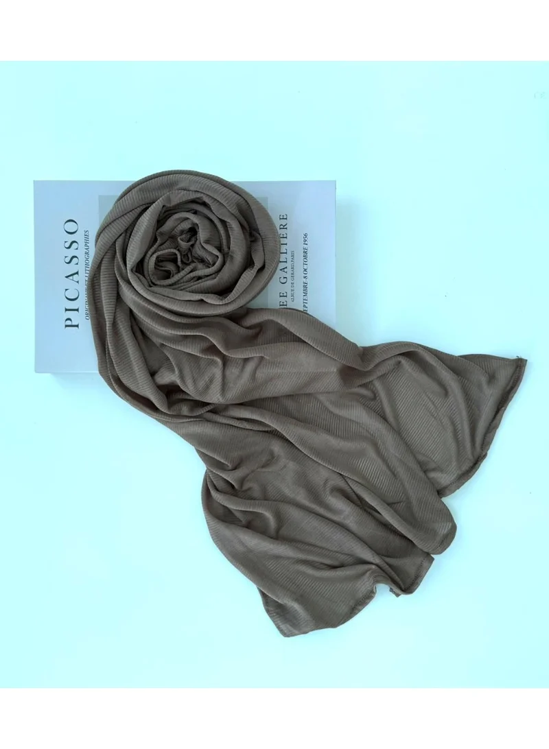 strippeed cotton hijab shawl
